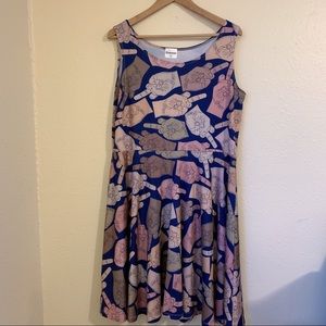 CowCow Skater Middle Finger Dress